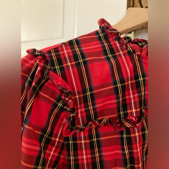 Festive Jcrew Tartan blouse - Picture 2 of 3